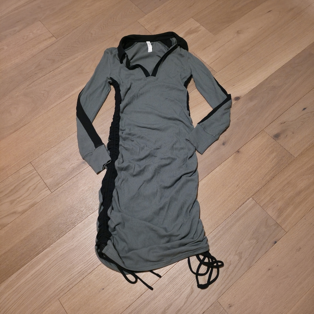 Daily Practice For Anthropologie Ruched Midi Dress